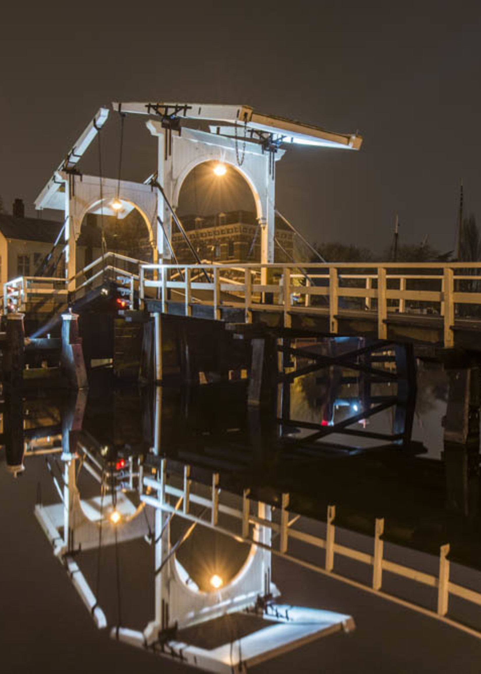 Frans van Steijn Wandfoto "Rembrandt Bridge" Aluminium op Dibond 120cm