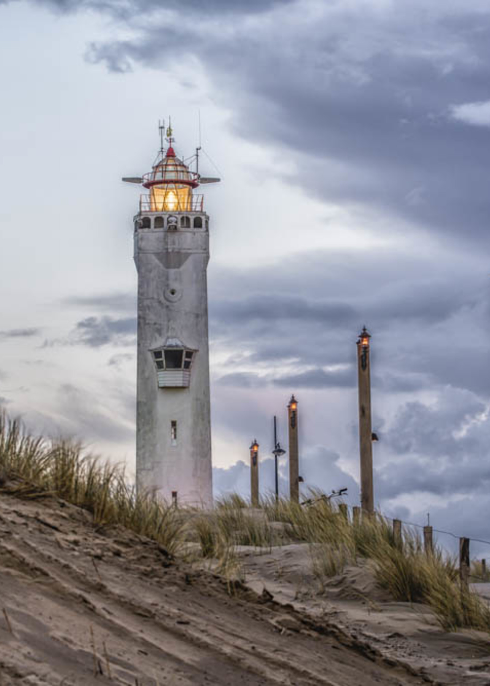 Frans van Steijn Wall photo "Lighthouse" Aluminum on Dibond 120 cm