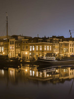Frans van Steijn "Leiden Canal" auf Dibond 120 cm