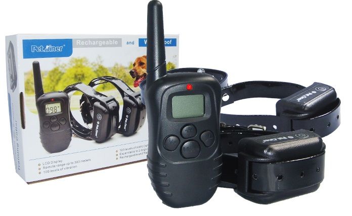 Petainer Trainingshalsband 2 Hondenelektrisch Vibratie petainer kopen in de aanbieding