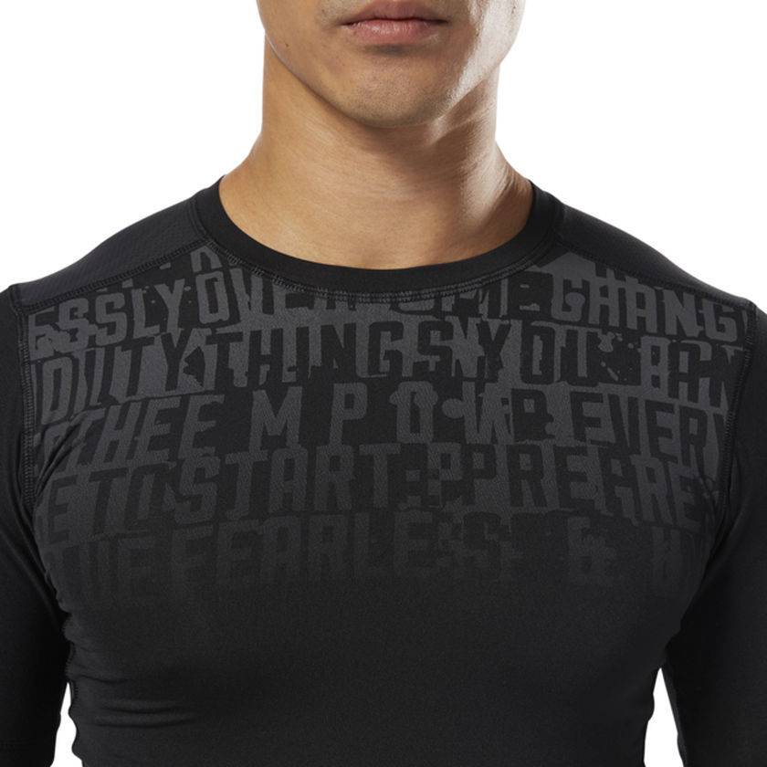 Reebok Activchill Graphic Compressieshirt reebok kopen in de aanbieding