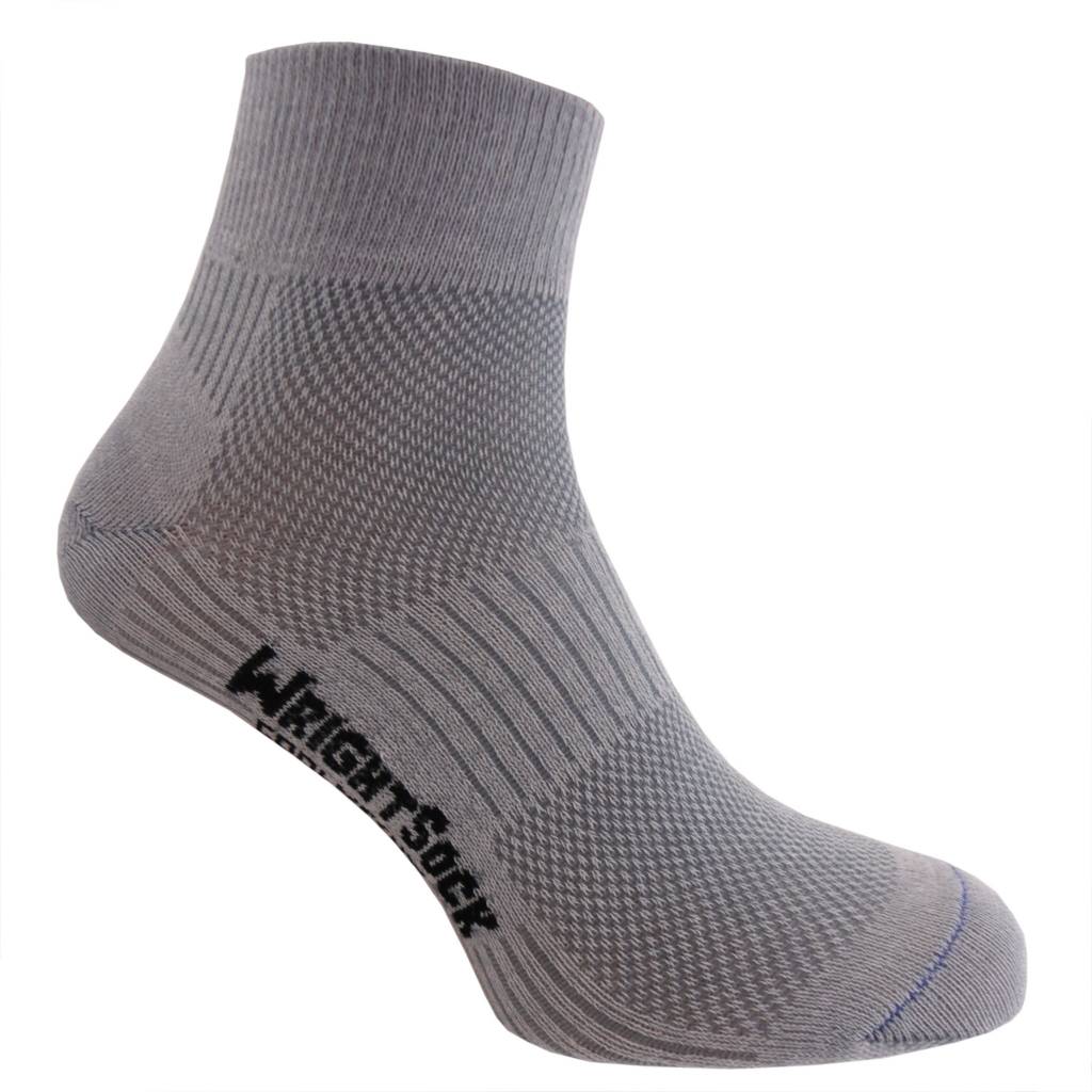 Wrightsock Coolmesh Quater Grijs wrightsock kopen in de aanbieding