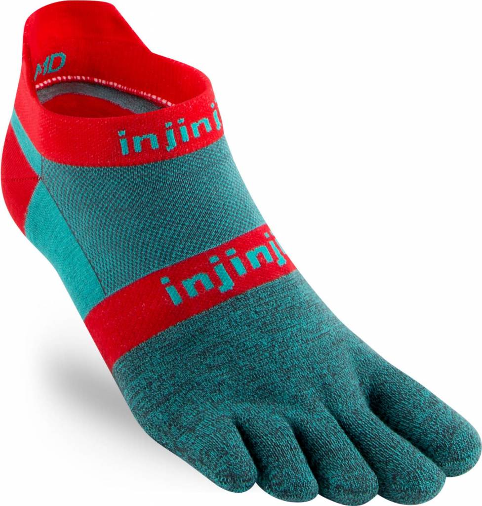 Injinji Run Lightweight No Show Aquaberry Teensokken injinji kopen in de aanbieding Injinji Run Lightweight No Show Aquaberry Teensokken injinji kopen in de aanbieding