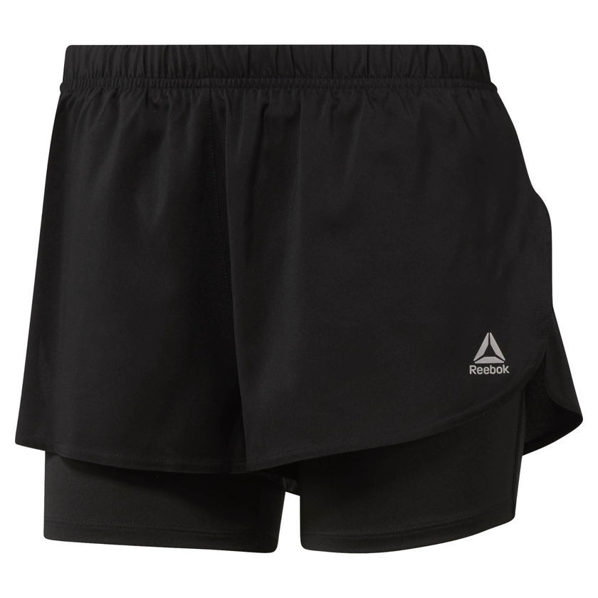 reebok 2 in 1 running shorts