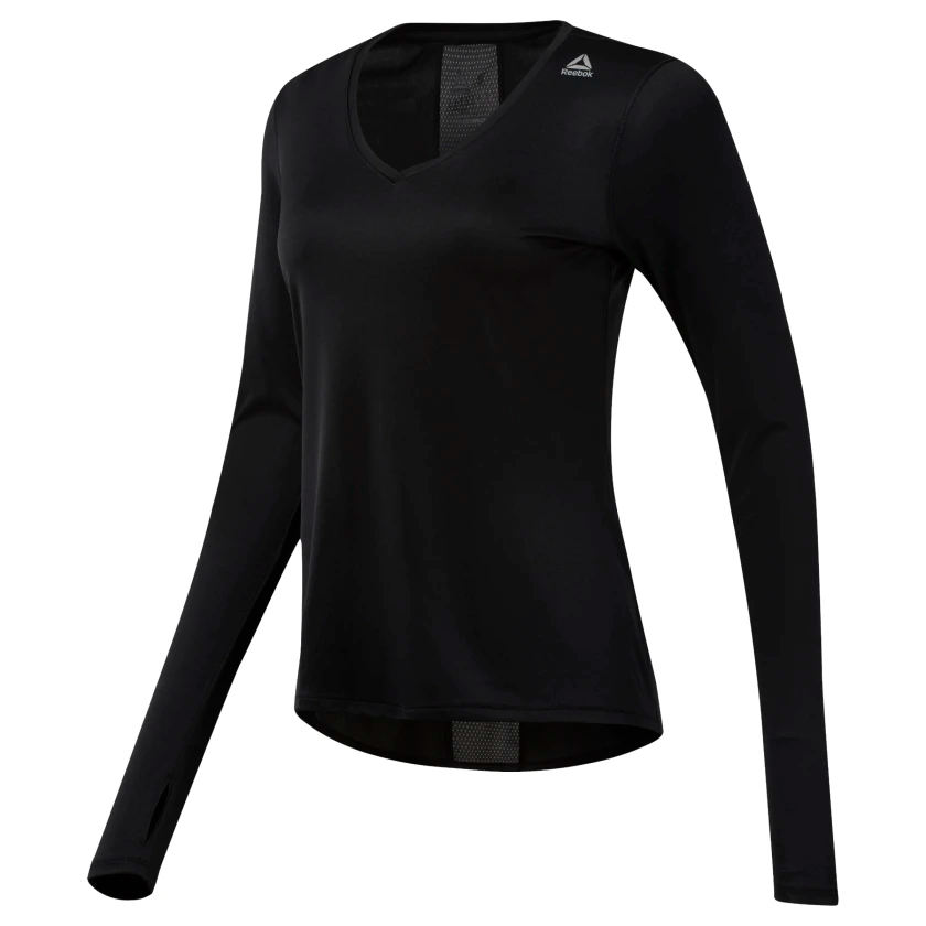 reebok long sleeve running shirt