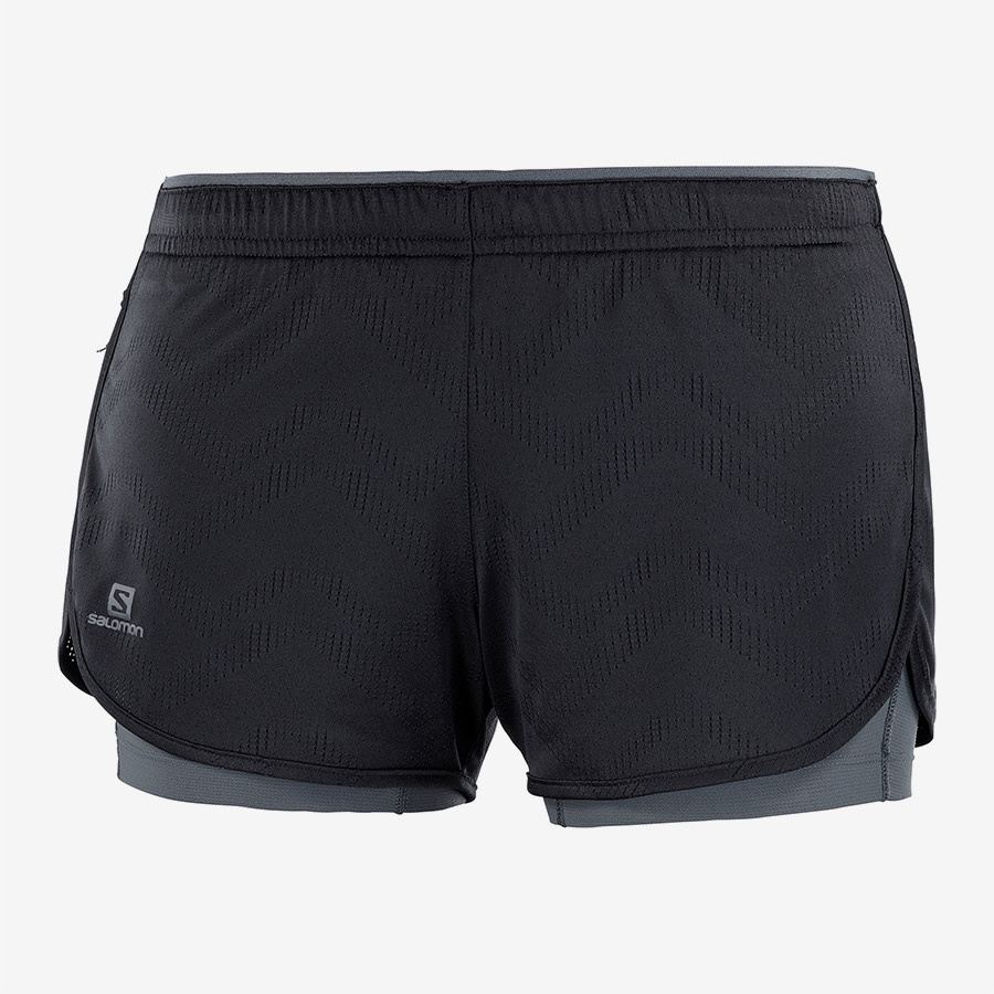 salomon men's agile 2in1 short