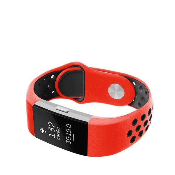 red and black fitbit