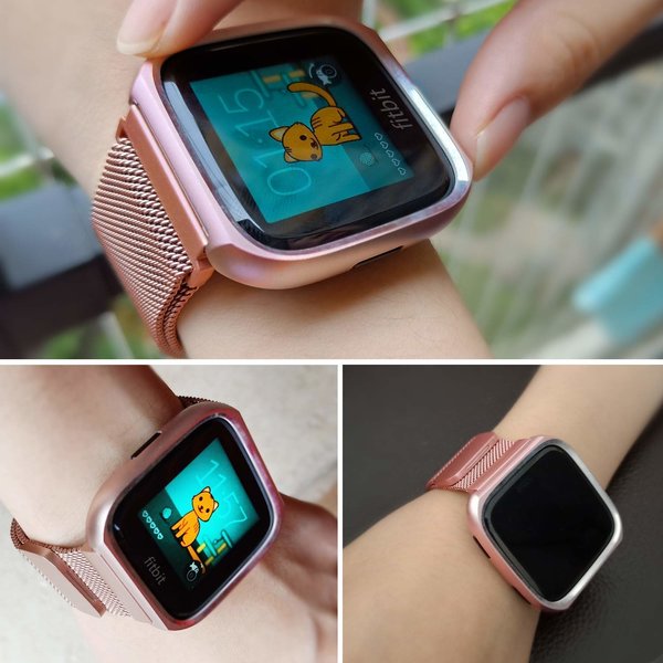 fitbit versa case and band