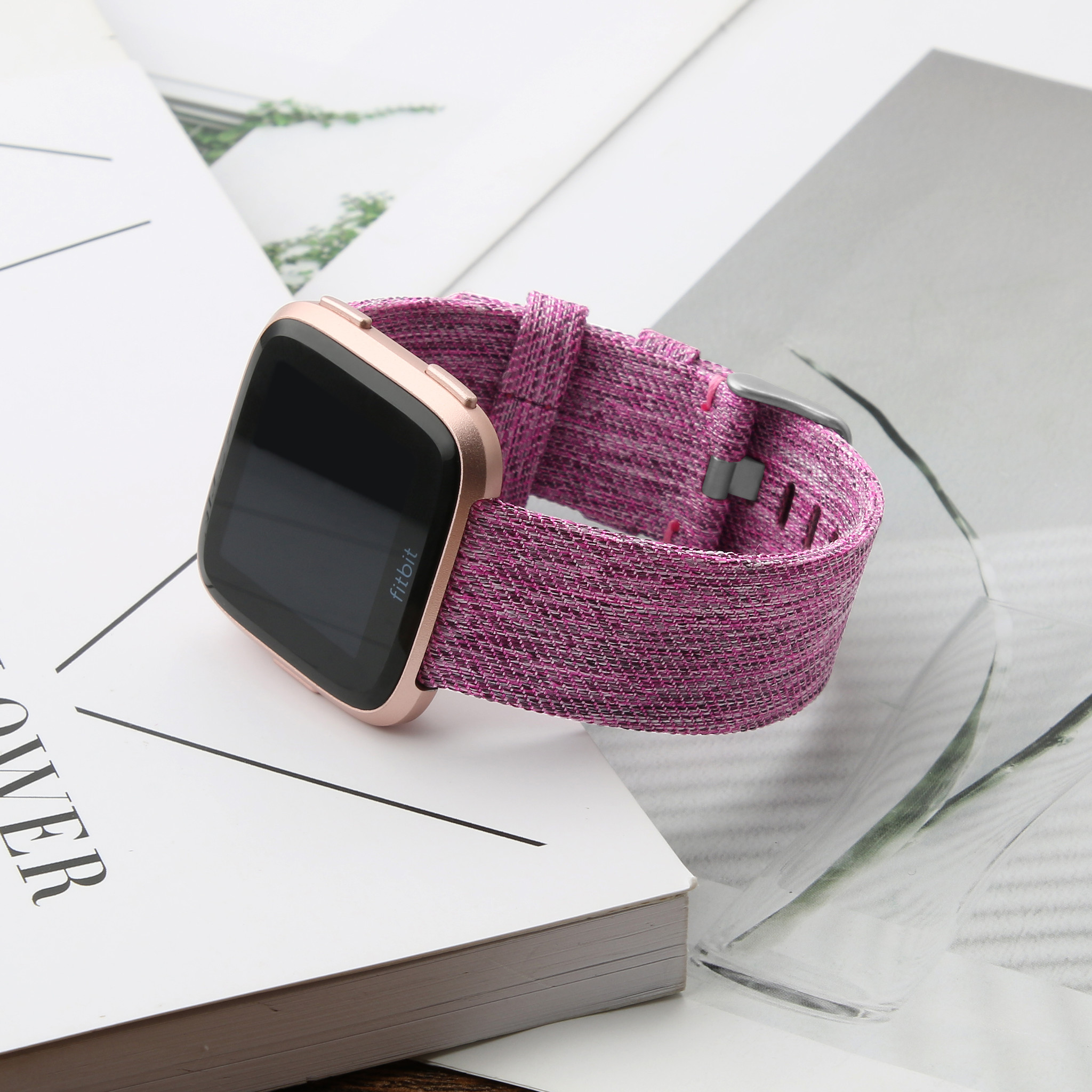 fitbit versa purple band