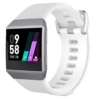 Merk 123watches Fitbit Ionic sport band - white