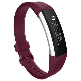 Merk 123watches Fitbit Alta sport band - rose rood