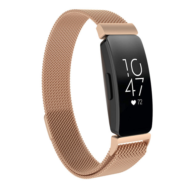 Fitbit Inspire milanese band - rose 
