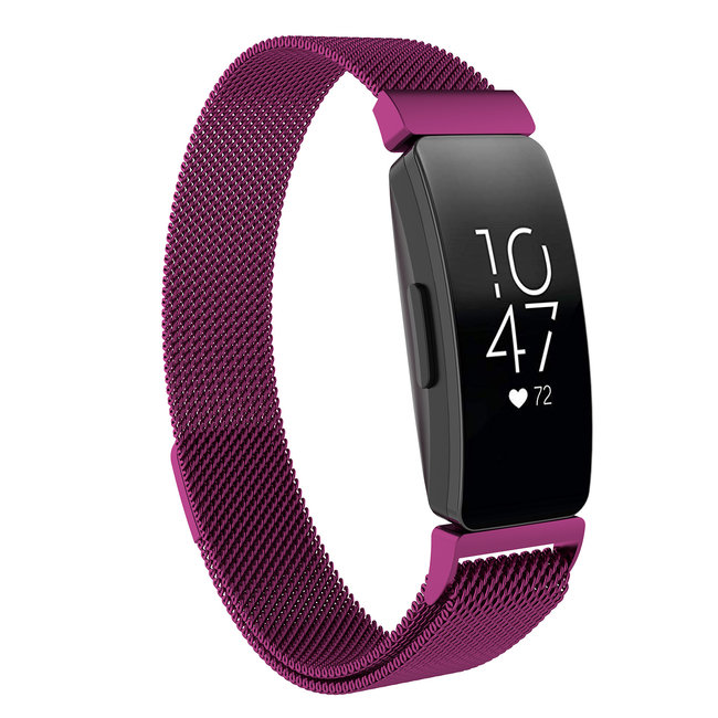 Merk 123watches Fitbit Inspire milanese band - purple