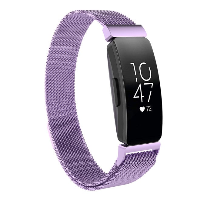 Merk 123watches Fitbit Inspire milanese band - lavender