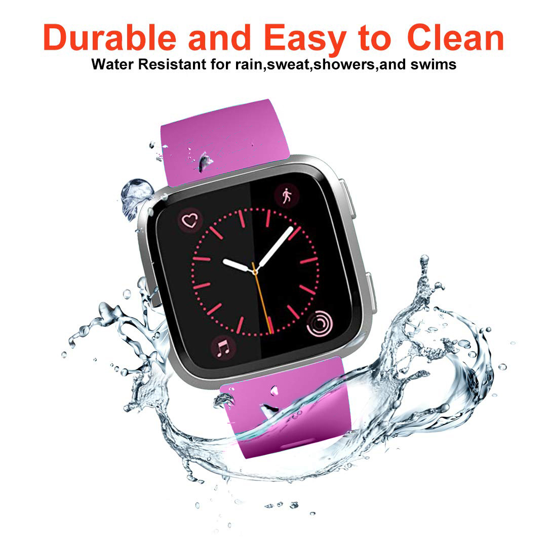 fitbit versa purple band