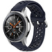 Merk 123watches Samsung Galaxy Watch Silicone double buckle strap - dark blue