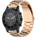 Merk 123watches Huawei Watch GT drie stalen schakel beads band - rose goud