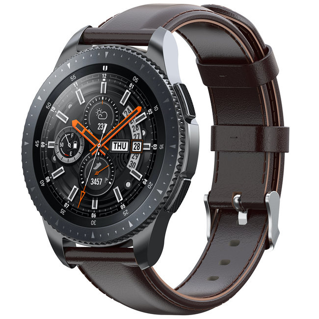 Huawei watch GT leather band - dark brown