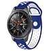 Merk 123watches Huawei Watch GT silicone dubbel band - blauw wit