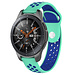 Merk 123watches Huawei Watch GT silicone dubbel band - groenblauw blauw