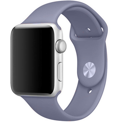 Apple Watch sport band - lavendel grijs - iwatch - Horlogeband Armband Polsband