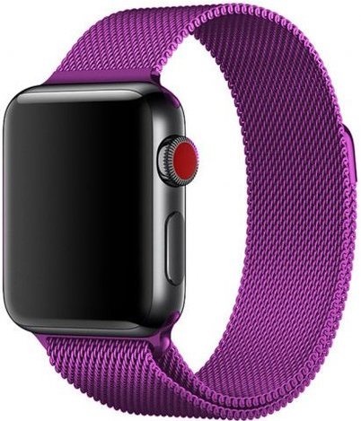 Apple Watch milanese band - paars - iwatch - Horlogeband Armband Polsband
