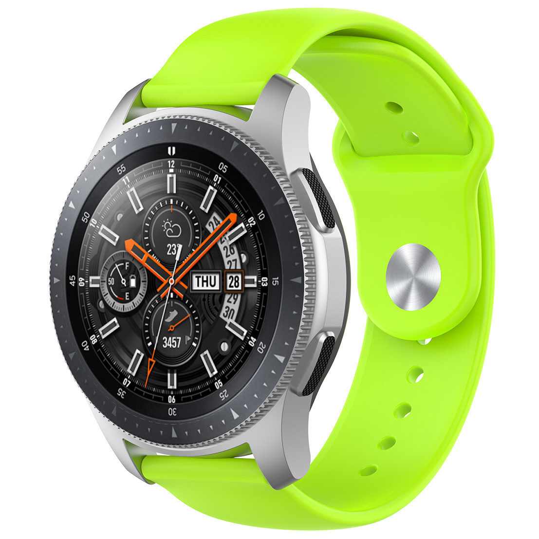 Vantage M / Grit X Silicone Band - Maat 22mm - Limoen - Geschikt Voor Polar - Horlogeband - Armband - Polsband