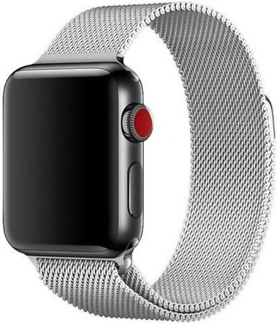 Apple Watch milanese band - zilver - iwatch - Horlogeband Armband Polsband