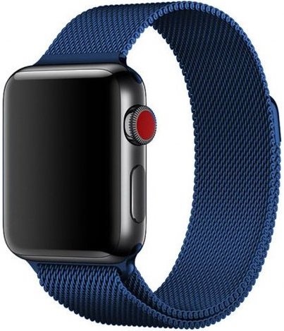 Apple Watch milanese band - blauw - iwatch - Horlogeband Armband Polsband