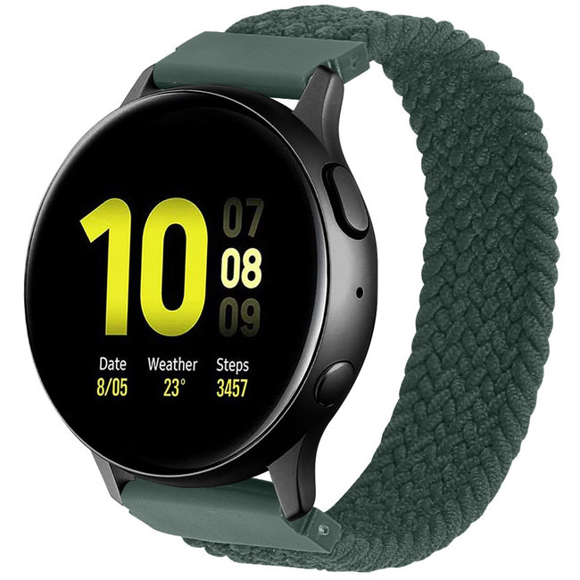 Merk 123watches Huawei watch GT braided solo band - inverness green