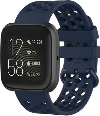 Versa Sport Point Band - Maat ML - Donkerblauw - Geschikt Voor Fitbit - Horlogeband - Armband - Polsband