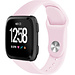 Merk 123watches Fitbit versa silicone band - pink