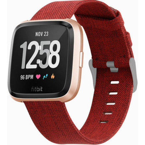 red fitbit versa