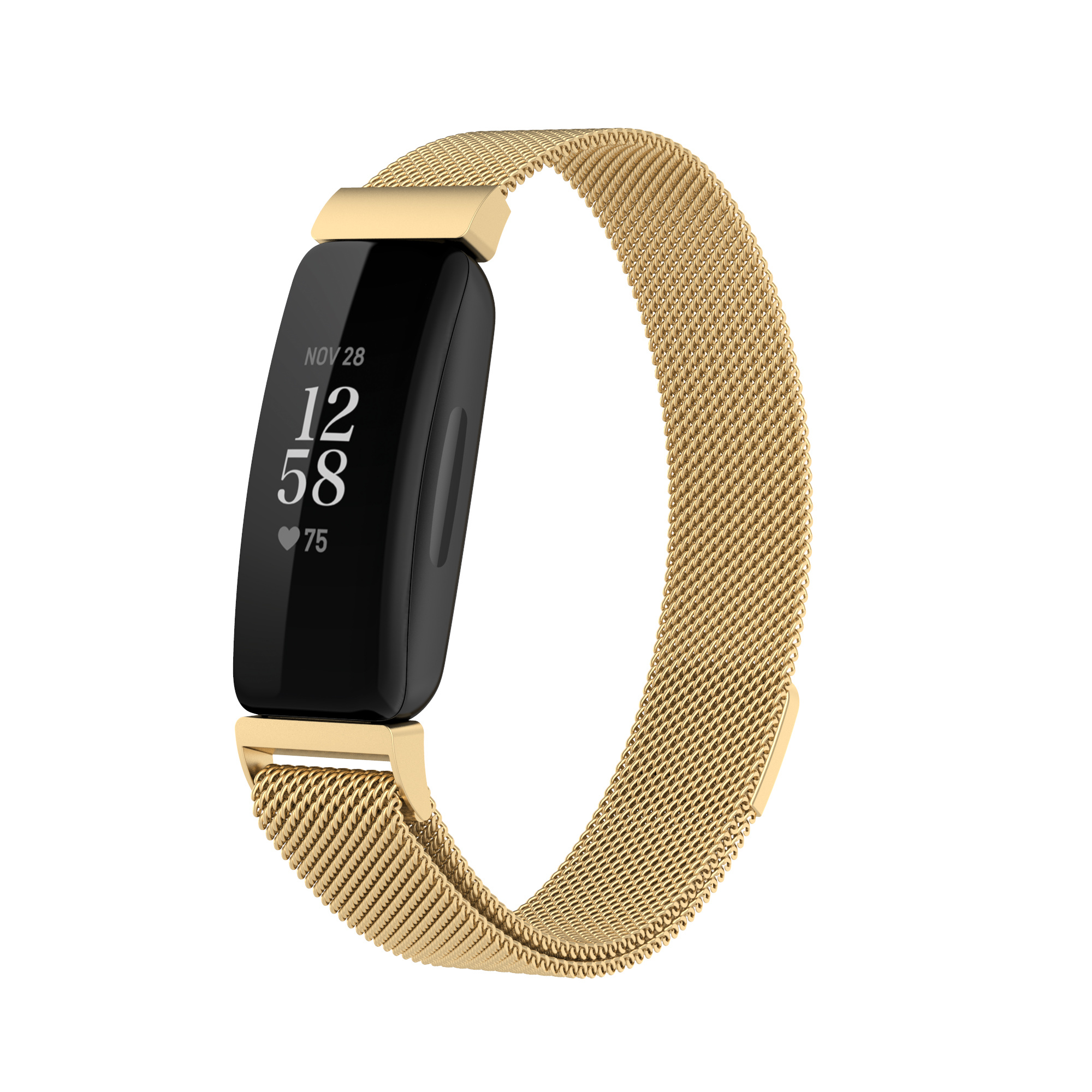 Fitbit Inspire 2 milanese band - goud - Horlogeband Armband Polsband