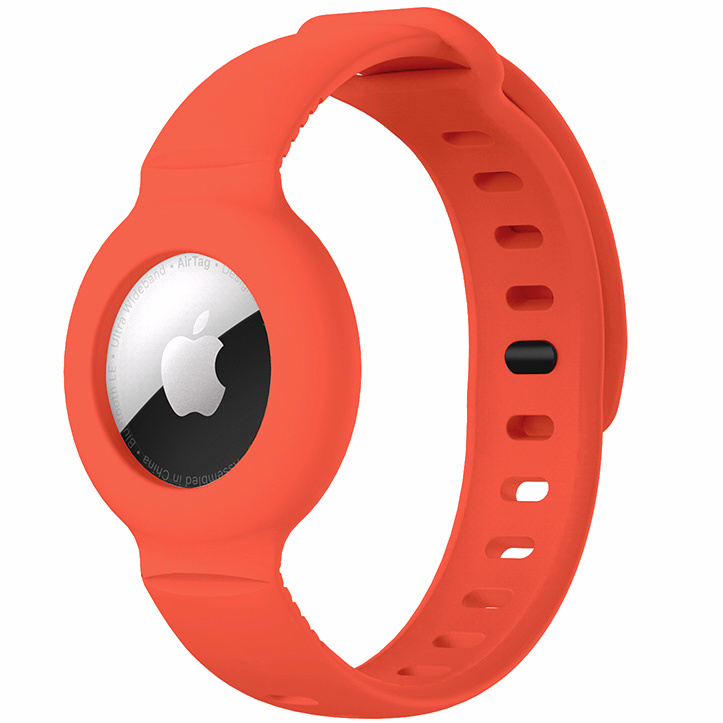 AirTag band - oranje - Horlogeband Armband Polsband