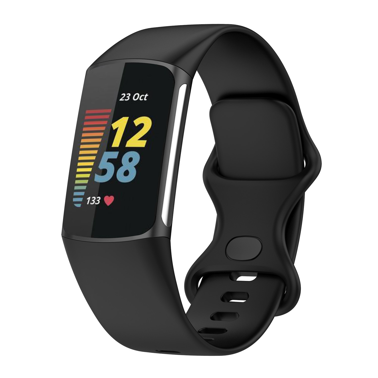 Goedkope Fitbit charge 5 band - zwart - 123watches B.V.