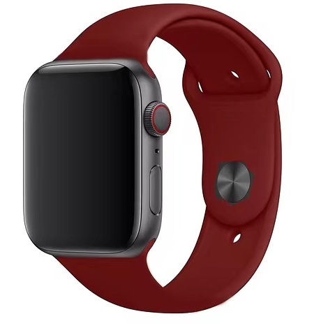 Apple Watch sport band - wijnrood - iwatch - Horlogeband Armband Polsband