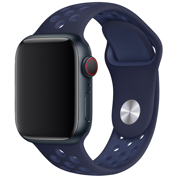 Apple Watch dubbel sport band - middernacht marine - iwatch - Horlogeband Armband Polsband