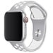 Merk 123watches Apple watch double sport band - silver white