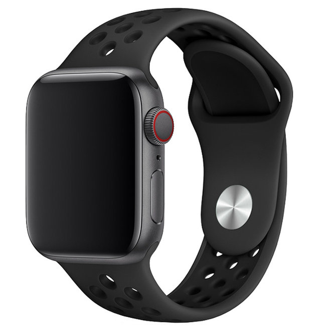 Apple Watch dubbel sport band - bruin zwart