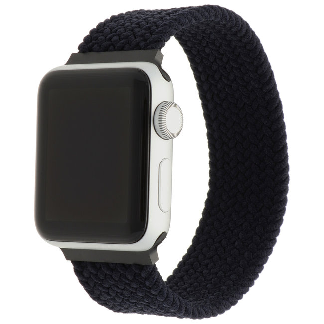 Goedkope Apple watch gevlochten solo band - houtskool - 123watches B.V.