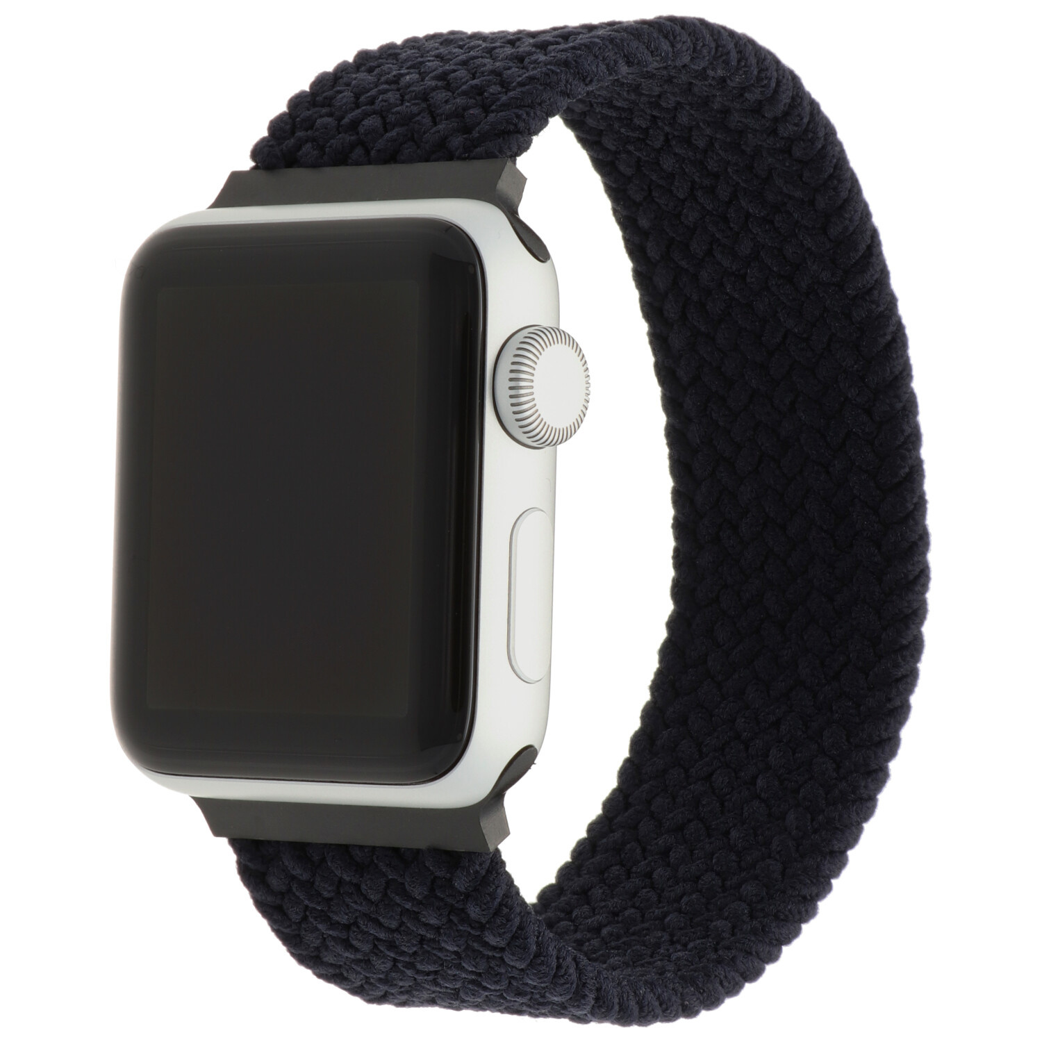 Goedkope Apple watch gevlochten solo band - houtskool - 123watches B.V.