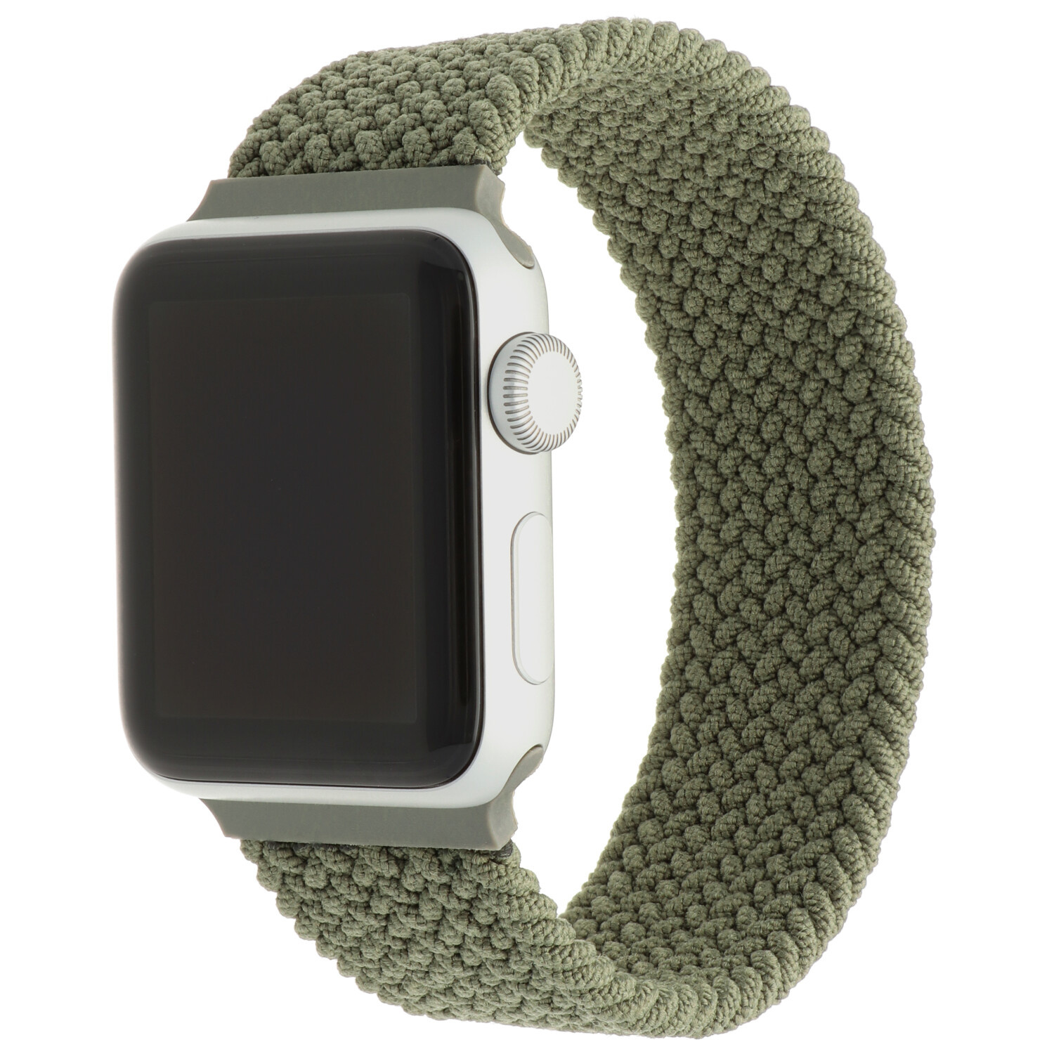 Apple watch gevlochten solo band - inverness groen - 123watches B.V.