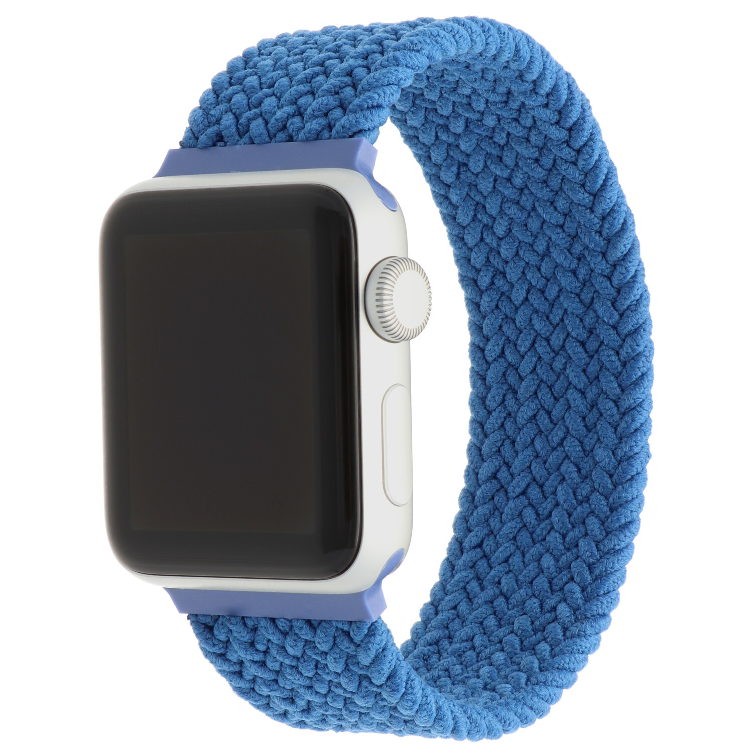Apple Watch gevlochten solo band - atlantische blauw - iwatch - Horlogeband Armband Polsband