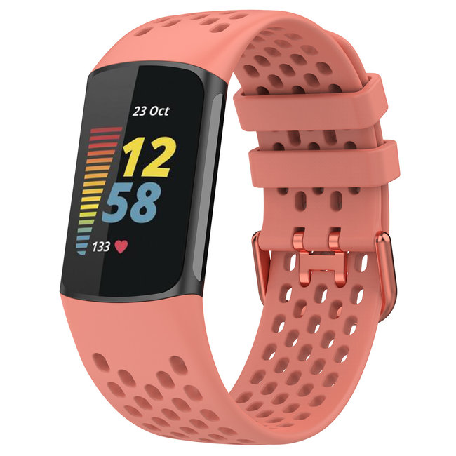 Fitbit charge 5 sport point band - pink