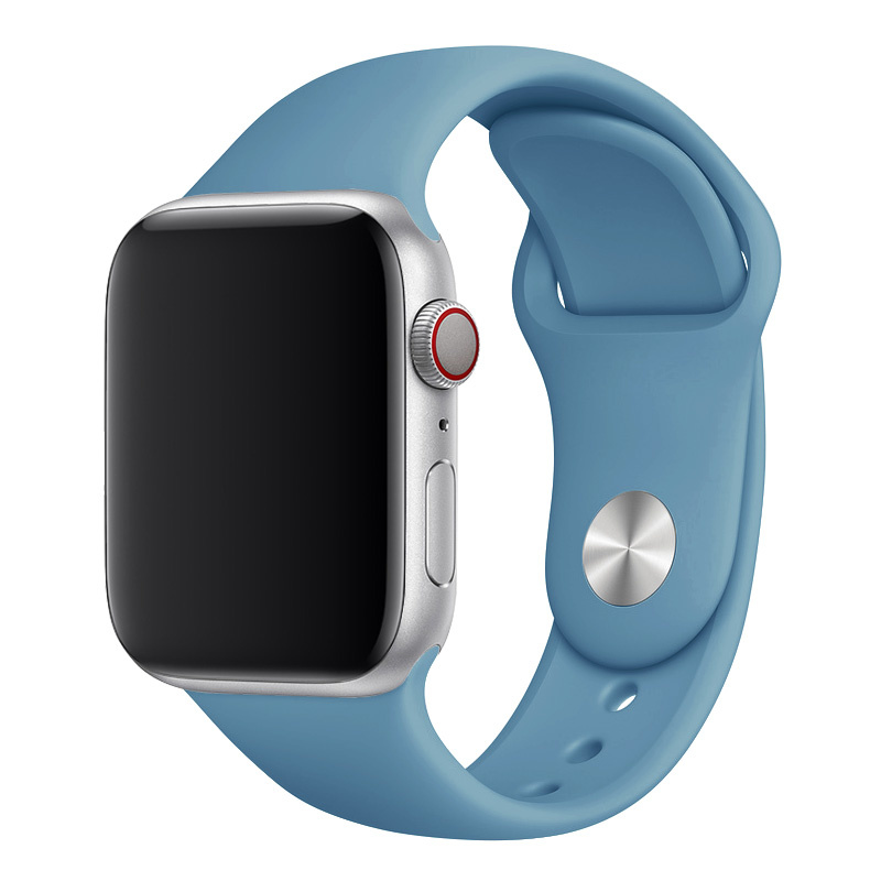 Apple Watch sport band - azuur - iwatch - Horlogeband Armband Polsband