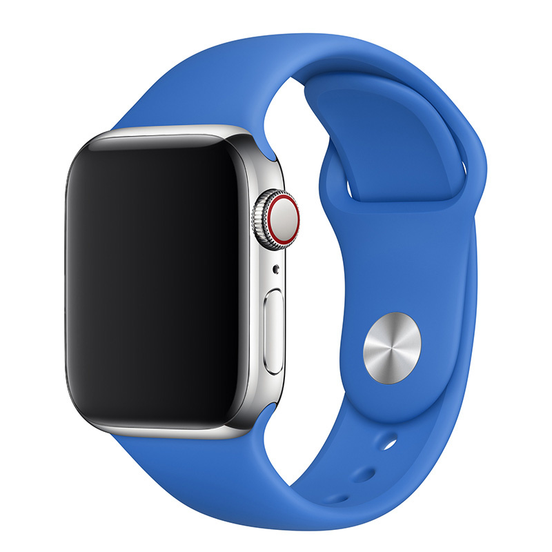 Apple Watch sport band - capri blauw - iwatch - Horlogeband Armband Polsband