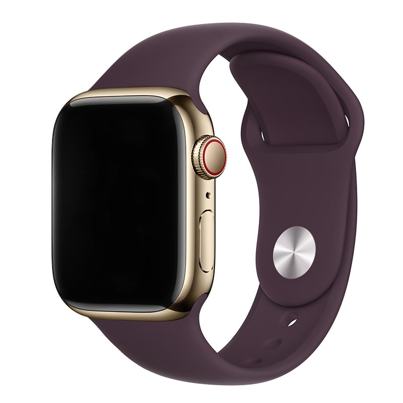 Apple Watch sport band - donkere kers - iwatch - Horlogeband Armband Polsband