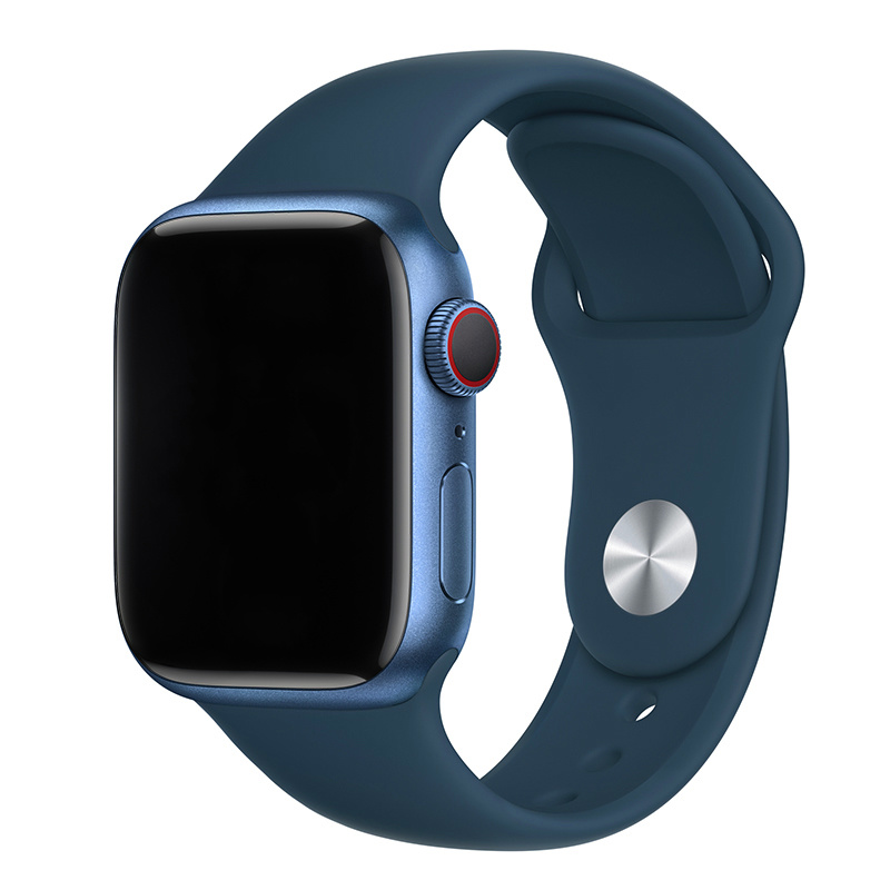 Apple Watch sport band - afgrond blauw - iwatch - Horlogeband Armband Polsband