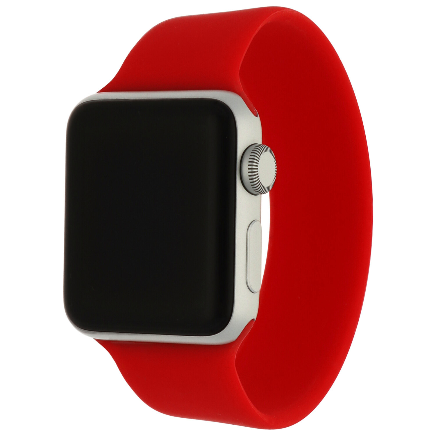 Apple Watch sport solo loop band - rood - iwatch - Horlogeband Armband Polsband